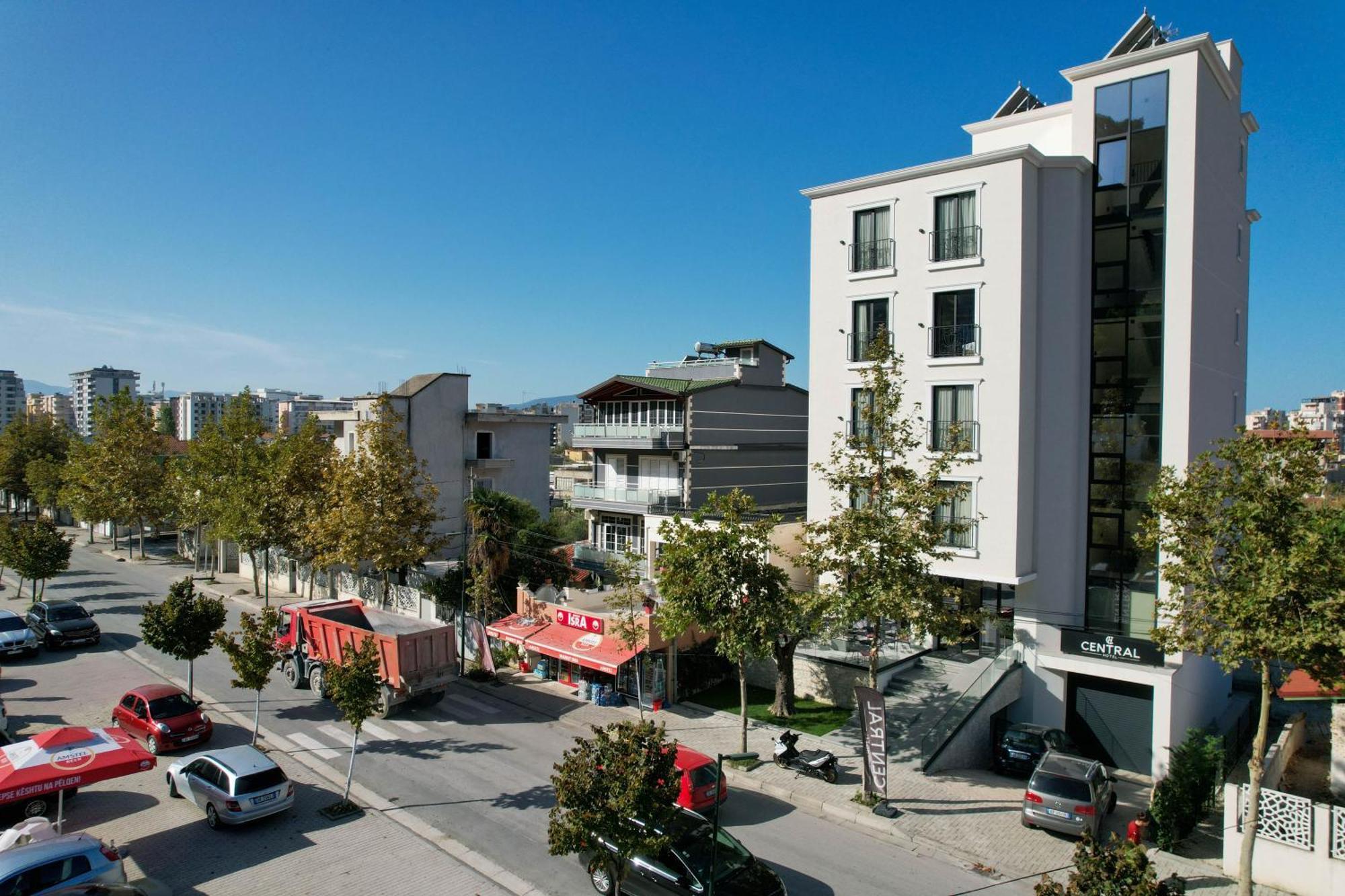 Hotel Central Vlore Bagian luar foto
